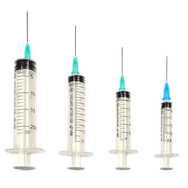 Шприц ін'єкційний 3-компонентний Vogt Medical, Luer Slip, 3мл, з голкою 23G